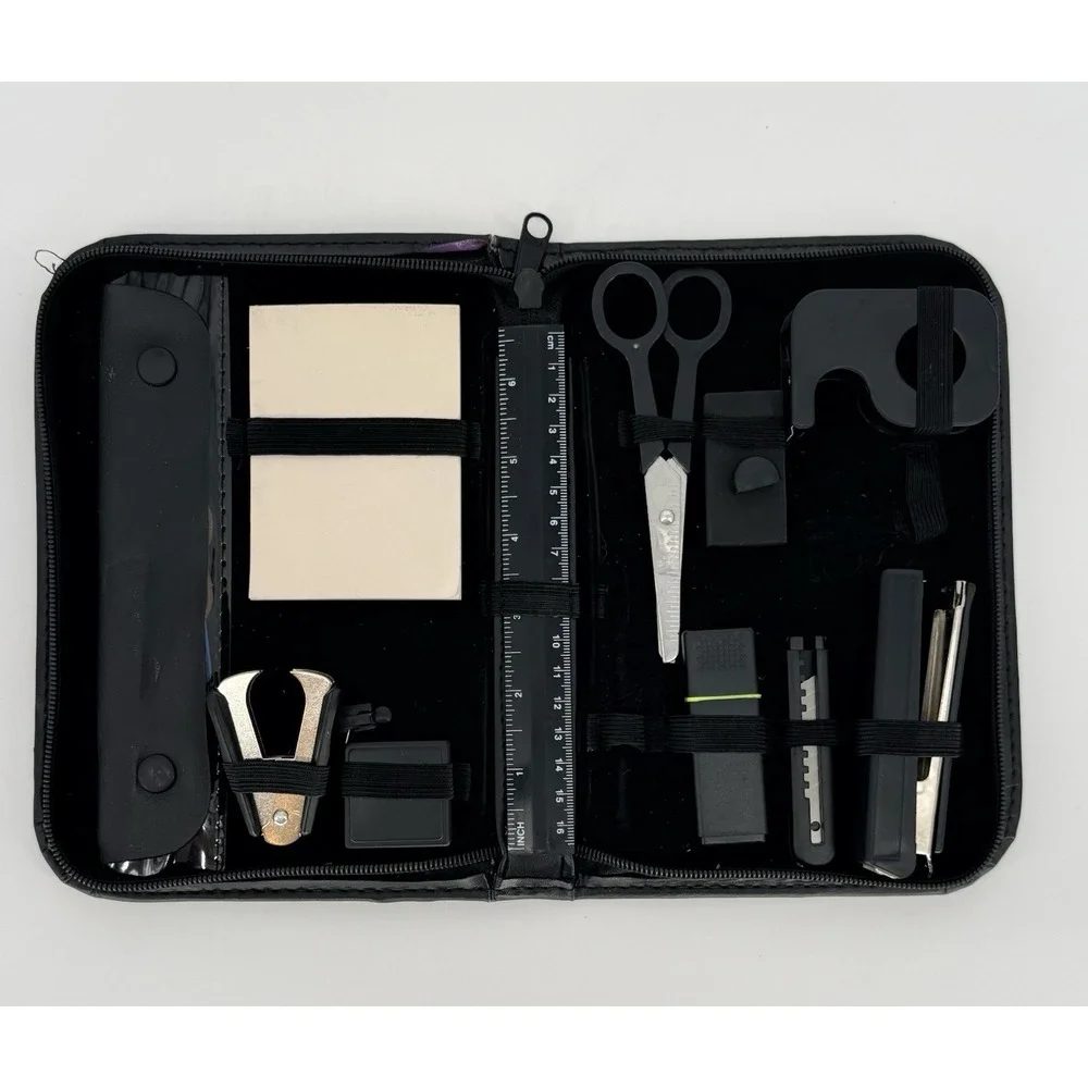 Arbonne Promo Desk Office Binder Portfolio Supplies Black 8.5